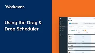 Using the Drag & Drop Scheduler