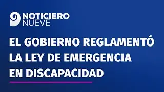 El gobierno Nacional reglamentó la ley de Emergencia en Discapacidad