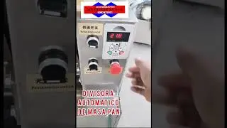 DIVISORA AUTOM&Aacute;TICA DE  MASA PAN 3.000 A 6.000 PORCIONES POR HORA #divisora #boleado #boleadoras