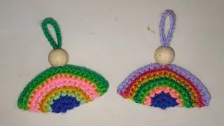 вязаная крючком кукла на удачу правша