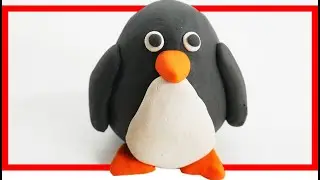 Как Сделать Пингвина из Глины 🐧 | Простое и Быстрое Пошаговое Руководство