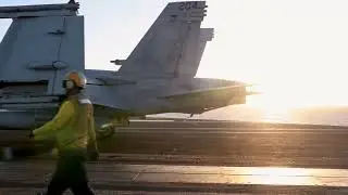 CENTCOM dropping 4 videos of Hornets launching with the title 