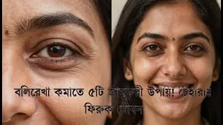 বলিরেখা কমাতে ৫টি জাদুকরী উপায়! চেহারায় ফিরুক যৌবন | Wrinkle Treatment Bangla