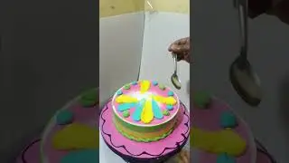 multi colour cake #trending #cake #viral #video #youtube #short