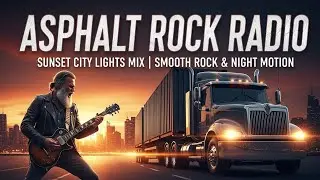ASPHALT ROCK RADIO &ndash; SUNSET CITY LIGHTS MIX | SMOOTH ROCK & NIGHT MOTION | #CityLightsDrive