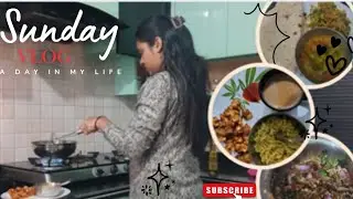 Relaxing Sunday Vlog😋| A day in My Life ☕|| A Chill Sunday Evening Onion Pakode , Maggie 🍜with Tea ☕