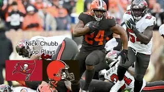 Nick Chubb Top Plays Against The Buccaneers | NFL
