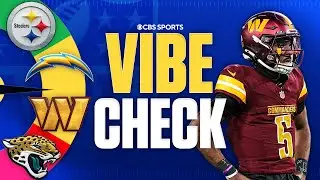 NFL Week 8 Vibe Check: Commanders, Chargers, Jags & Steelers Trending Up or Down?