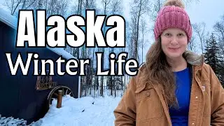 Winter on Our Alaska Homestead SO MUCH SNOW! Projects, and Pantry Inspired Meals