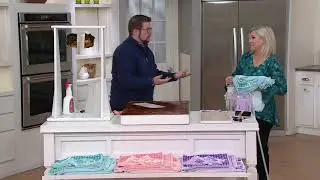 25-Pc Premium Microfiber Patterned Cleaning Cloths by Campanelli on QVC