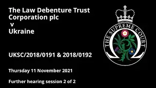 The Law Debenture Trust Corporation plc v Ukraine
