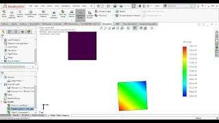 Solidworks simulation  137 |  Using Roller/Slider Fixture