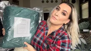 GAGAHAO Waffle Plush Blanket Dark Green Amazon Review
