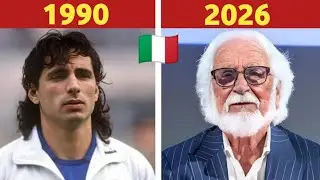 Italy 🇮🇹 World Cup 1990 Squad ⚽ Then & Now | Where Are They Today?