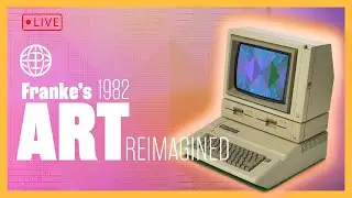 Herbert W. Franke's 1982 Art Reimagined