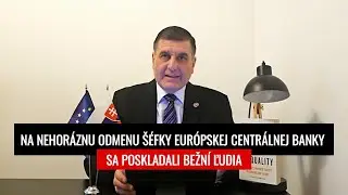 NA NEHOR&Aacute;ZNU ODMENU &Scaron;&Eacute;FKY EUR&Oacute;PSKEJ CENTR&Aacute;LNEJ BANKY SA POSKLADALI BEŽN&Iacute; ĽUDIA