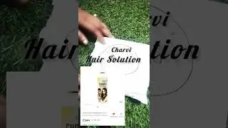 Charvi hair solution & Charvi capsule best for Alopecia | hair loss dandruff | dry hair oily hair#ad