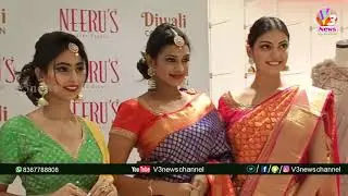 Diwali New Festive collections in Neerus || V3 News Channel