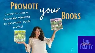 Promote self published books using GoDaddy! Learn to create your website page with links to books