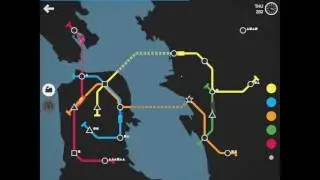 Mini Metro - Daily Challenge - San Francisco - Extreme - place 44 - score 704 - PC gameplay