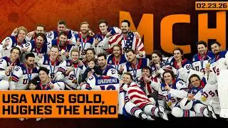 USA Wins Gold, Hughes The Hero ft. James van Riemsdyk | Morning Cuppa Hockey
