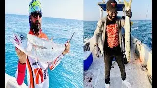 Offshore Fishing Qatar|Deep sea fishing Qatar|Best king fish hunting| Cuttlefish #fishing