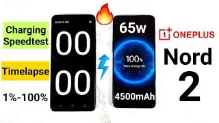 Oneplus Nord 2 Charging SpeedTest Timelapse with screen on mode Very Fast Charging😱🔥
