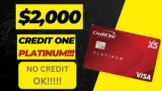 $3,000 Credit One Platinum Visa - Bad Credit Ok!!!!