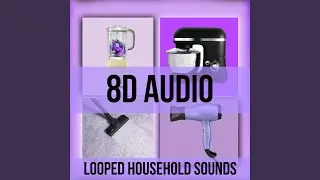 Low Hairdryer - 8D Audio - No Fade Hair Dryer Sound