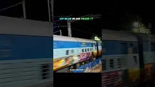 Old ICF Coaches 😢💙 #indianrailways #trending #train #shorts #wap7 #wap5 #edit