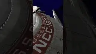 USS Shenzhou Flies By (vertical format for portrait mode screens)