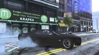 Grand Theft Auto V burn rubber