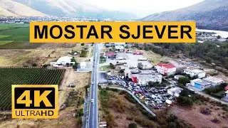 Mostar Sjever: Poslovna Zona + Deponija Uborak + Ulaz Na Koridor 5C. 4K Snimak Dron.