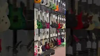 Guitar store! #musiclovers #guitar #musicinstruments #music #electricguitar #shorts #usa