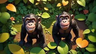 Two Cheeky Chimps Play Peekaboo + More Nursery Rhymes & Kids Songs
