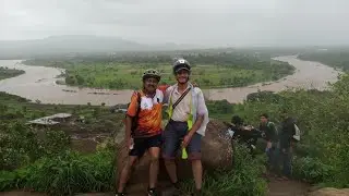 Rain cycling ride Pune to Bhor necklace, Bhatghar dam, RR Vidyalaya, Swami Samartha Mandir