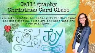 [🍊OrangeNote] ✨Create Holiday Cards 💌  with Watercolor 🖌️  Learn Calligraphy!