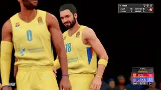 NBA 2K20 / Euroleague GR Round 15 / CSKA - Barcelona / PS4
