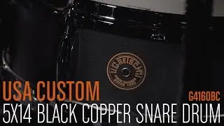 JJ Johnson and the U.S.A. Black Copper 5x14 Snare Drum