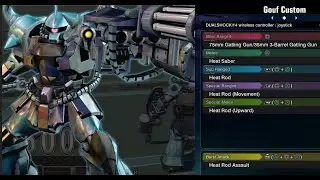 Gouf Custom - Gundam Extreme Versus Maxi Boost ON Combo Guide