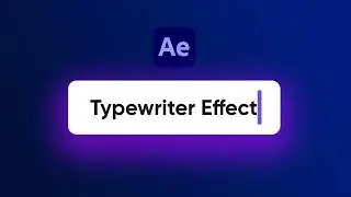 After Effects Tutorial: Create a Realistic Typewriter Text Effect with Blinking Cursor