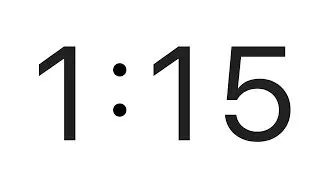 1 Minute 15 Second Timer (75 Seconds)