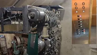 Vintage Haughton Elevator Machine Room. Pittsburgh, PA