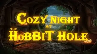 The Lord of the Rings | Cozy Night at The Hobbit Hole : Ambience & Music
