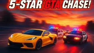 GTA 5 5-Star Police Chase &ndash; Epic High-Speed Escape in Los Santos!