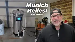 Brew a Classic Munich Helles | Full Live Brewday Replay!!!