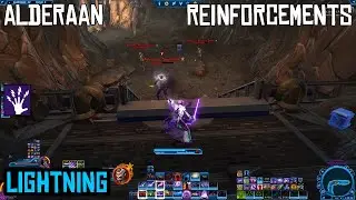 SWTOR Lightning Sorcerer 6.0 Onslaught. Alderaan Heroic Mission - Reinforcements. i7 9700k / 2070ti