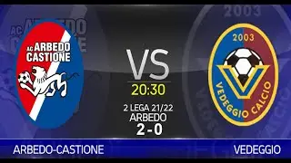 AC Arbedo-Castione VS Vedeggio (2&deg; Lega 21/22)