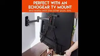 ECHOGEAR Full Motion TV Wall Mount Review | Height Adjustable Soundbar Mount for TVs up to 90&rdquo;