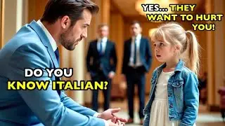The little girl overheard the guards speaking Italian&hellip; and saved the millionaire CEO....